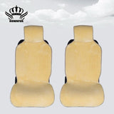 Faux fur Car Seat Cover winter White Universal Automotive interior Artificial fur Car Seat Cushion For toyota BMW Kia Mazda Ford