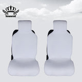 Faux fur Car Seat Cover winter White Universal Automotive interior Artificial fur Car Seat Cushion For toyota BMW Kia Mazda Ford