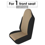 AUTOYOUTH Unique Flat Cloth Car Seat Cover ( Detachable Headrests and Solid Bench) Interior Accessories Universal Car Seat Cover