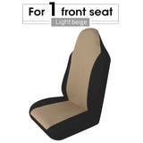 AUTOYOUTH Unique Flat Cloth Car Seat Cover ( Detachable Headrests and Solid Bench) Interior Accessories Universal Car Seat Cover