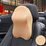 Car Seat Headrest Pad 3D Memory Foam Pillow Head Neck Pain Relief Travel Neck Support Breathable Mesh Fabric Memory Foam Cushion