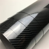 Ultra Glossy Carbon Fiber Vinyl Car Wrap Film Bubble Free For Car Sticker Laptop Skin Phone Cover Motorcycle Vehicle Decal