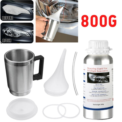 Headlight Chemical Polishing Kit Headlights Liquid Polymer Repair Fluid Polishing The Headlights Car Headlight Restoration Kiti