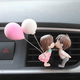 Creative Couple Decoration Car Air Outlet Perfume Clip Aromatherapy Air Conditioning Decoration Car Accessories Cute Decoration