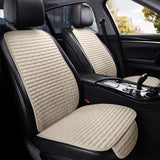 Car seat cover front/rear flax seat protect cushion automobile seat cushion protector pad car covers mat protect