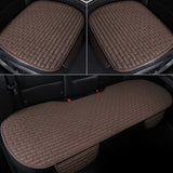 Car seat cover front/rear flax seat protect cushion automobile seat cushion protector pad car covers mat protect