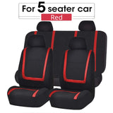 AUTOYOUTH Unique Flat Cloth Car Seat Cover ( Detachable Headrests and Solid Bench) Interior Accessories Universal Car Seat Cover