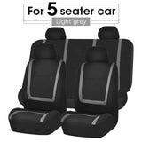 AUTOYOUTH Unique Flat Cloth Car Seat Cover ( Detachable Headrests and Solid Bench) Interior Accessories Universal Car Seat Cover