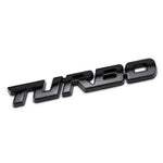 Car 3D Metal Chrome Zinc Alloy Modified Turbocharged Turbo Metal Sticker Car Styling Auto Turbo Boost Loading Boosting