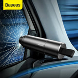 Baseus Car Safety Hammer Auto Emergency Glass Window Breaker Seat Belt Cutter Life-Saving Escape Car Emergency Tool