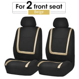 AUTOYOUTH Unique Flat Cloth Car Seat Cover ( Detachable Headrests and Solid Bench) Interior Accessories Universal Car Seat Cover