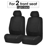 AUTOYOUTH Unique Flat Cloth Car Seat Cover ( Detachable Headrests and Solid Bench) Interior Accessories Universal Car Seat Cover