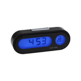 Car Digital Clock Temperature Display Electronic Clock Auto Electronic Clock Backlight LCD Thermometer In The Car Blue Led Clock