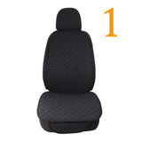 Flax Car Seat Cover Protector Linen Front Rear Back Automobile Protect Cushion Pad Mat Backrest for Auto Interior Truck SUV Van