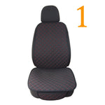 Flax Car Seat Cover Protector Linen Front Rear Back Automobile Protect Cushion Pad Mat Backrest for Auto Interior Truck SUV Van