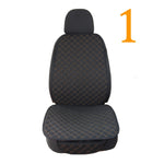 Flax Car Seat Cover Protector Linen Front Rear Back Automobile Protect Cushion Pad Mat Backrest for Auto Interior Truck SUV Van