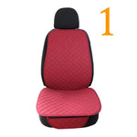 Flax Car Seat Cover Protector Linen Front Rear Back Automobile Protect Cushion Pad Mat Backrest for Auto Interior Truck SUV Van