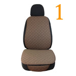 Flax Car Seat Cover Protector Linen Front Rear Back Automobile Protect Cushion Pad Mat Backrest for Auto Interior Truck SUV Van