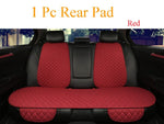 Flax Car Seat Cover Protector Linen Front Rear Back Automobile Protect Cushion Pad Mat Backrest for Auto Interior Truck SUV Van